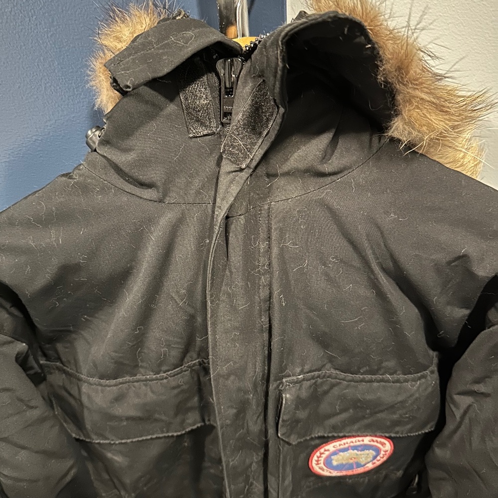 Rare Men’s Canada Goose Expedition Parka Long Winter Jacket Black Medium